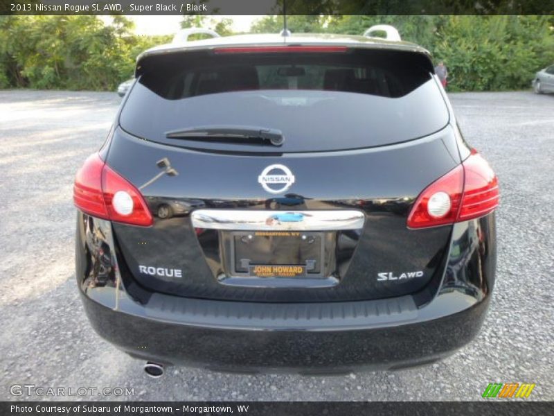 Super Black / Black 2013 Nissan Rogue SL AWD