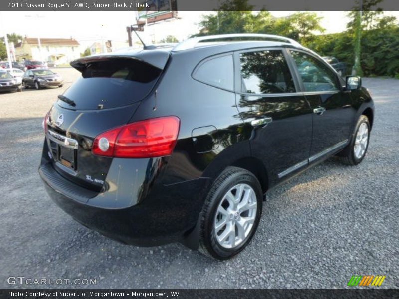 Super Black / Black 2013 Nissan Rogue SL AWD