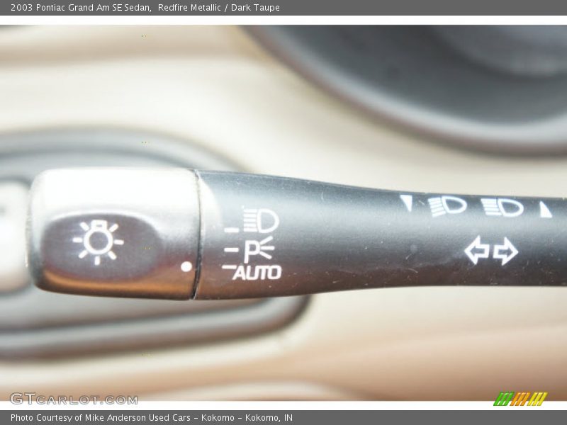 Redfire Metallic / Dark Taupe 2003 Pontiac Grand Am SE Sedan
