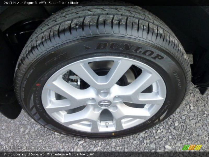 Super Black / Black 2013 Nissan Rogue SL AWD