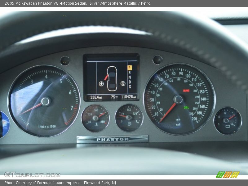  2005 Phaeton V8 4Motion Sedan V8 4Motion Sedan Gauges