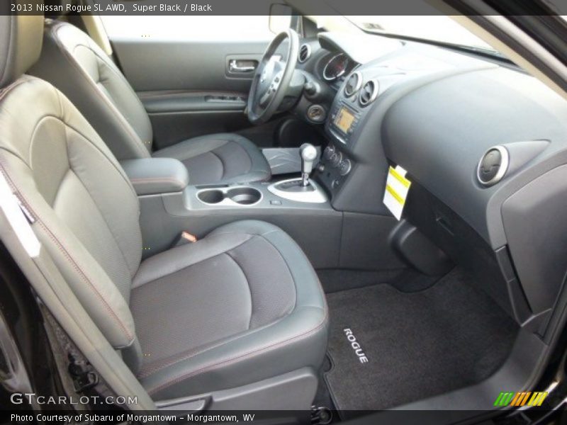 Super Black / Black 2013 Nissan Rogue SL AWD