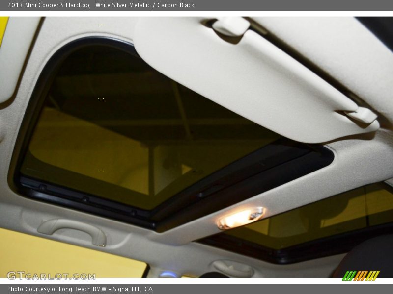 White Silver Metallic / Carbon Black 2013 Mini Cooper S Hardtop