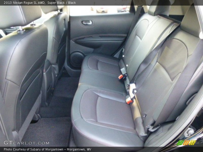 Super Black / Black 2013 Nissan Rogue SL AWD