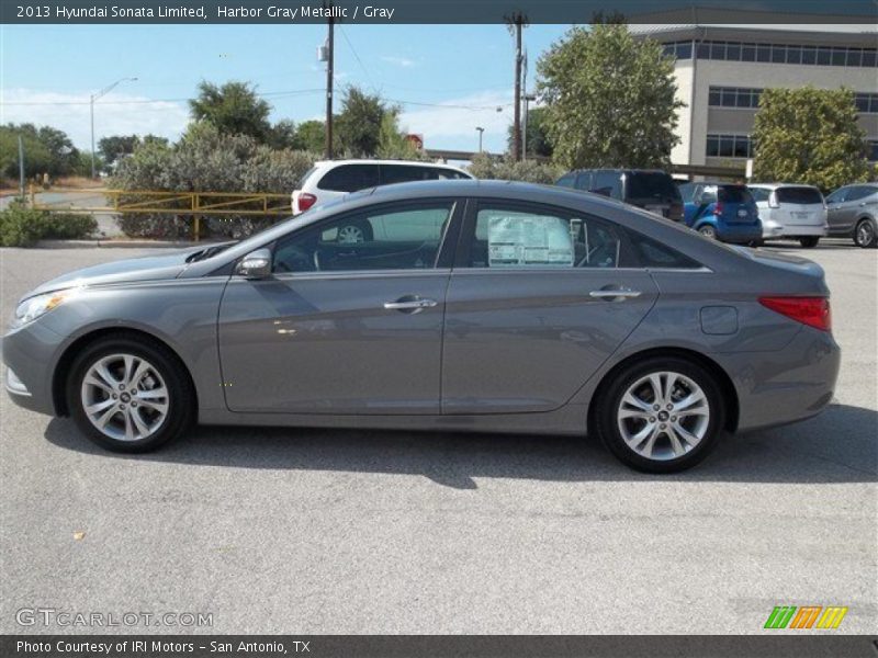 Harbor Gray Metallic / Gray 2013 Hyundai Sonata Limited
