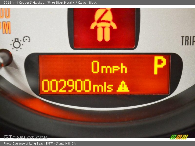 White Silver Metallic / Carbon Black 2013 Mini Cooper S Hardtop