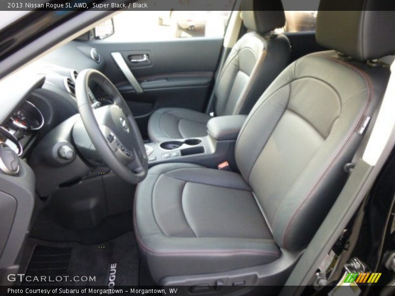 Super Black / Black 2013 Nissan Rogue SL AWD