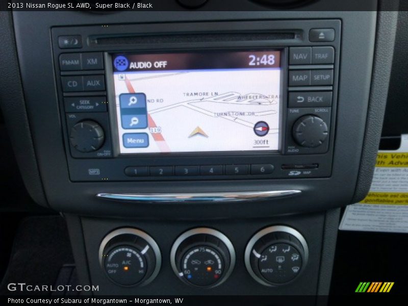Super Black / Black 2013 Nissan Rogue SL AWD