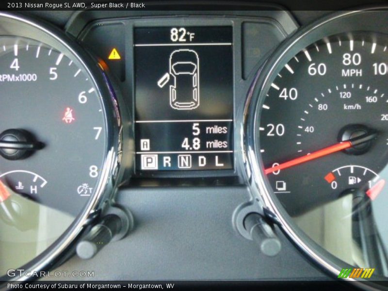 Super Black / Black 2013 Nissan Rogue SL AWD