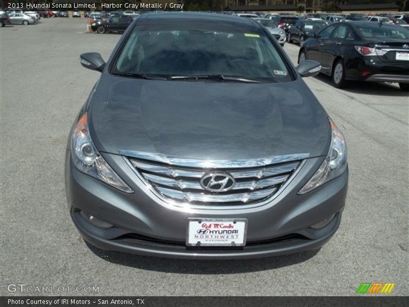 Harbor Gray Metallic / Gray 2013 Hyundai Sonata Limited