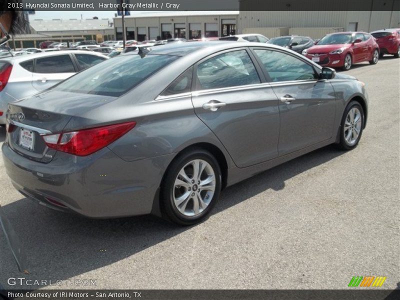 Harbor Gray Metallic / Gray 2013 Hyundai Sonata Limited