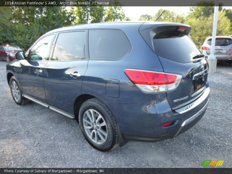 Arctic Blue Metallic / Charcoal 2014 Nissan Pathfinder S AWD