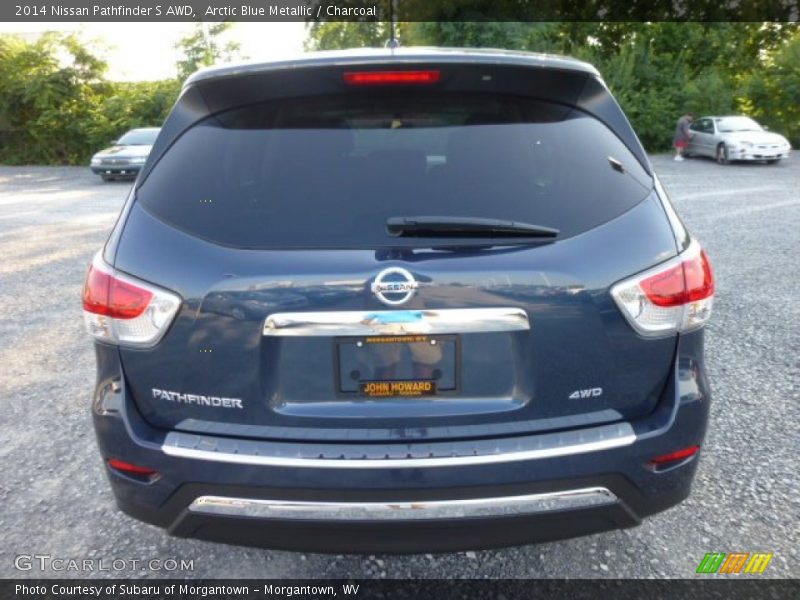Arctic Blue Metallic / Charcoal 2014 Nissan Pathfinder S AWD