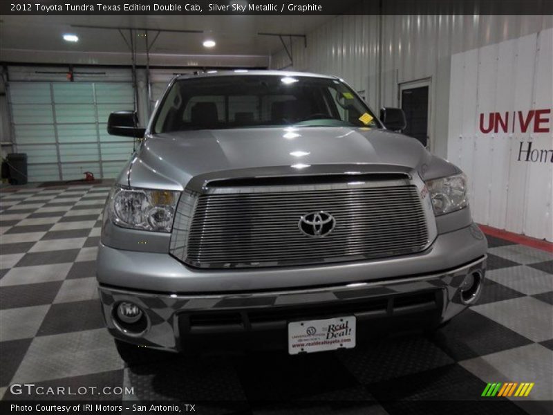 Silver Sky Metallic / Graphite 2012 Toyota Tundra Texas Edition Double Cab