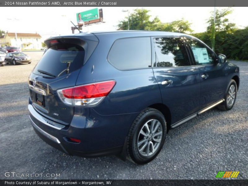 Arctic Blue Metallic / Charcoal 2014 Nissan Pathfinder S AWD