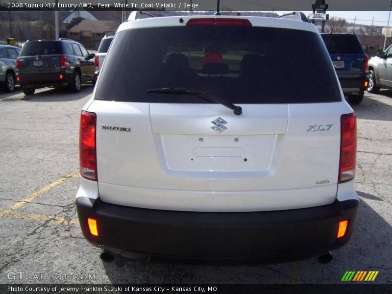 Pearl White Tri Coat Metallic / Beige 2008 Suzuki XL7 Luxury AWD