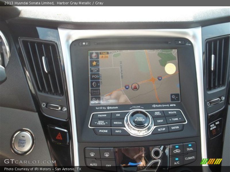 Harbor Gray Metallic / Gray 2013 Hyundai Sonata Limited