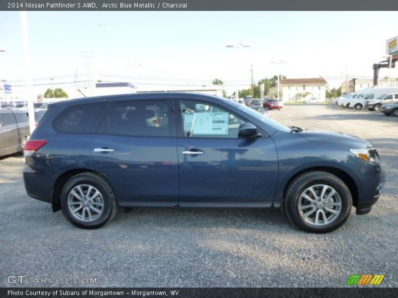 Arctic Blue Metallic / Charcoal 2014 Nissan Pathfinder S AWD