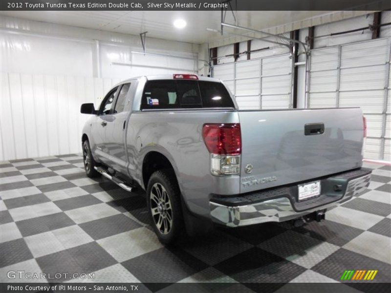 Silver Sky Metallic / Graphite 2012 Toyota Tundra Texas Edition Double Cab
