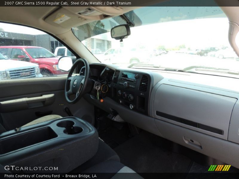 Steel Gray Metallic / Dark Titanium 2007 GMC Sierra 1500 Regular Cab