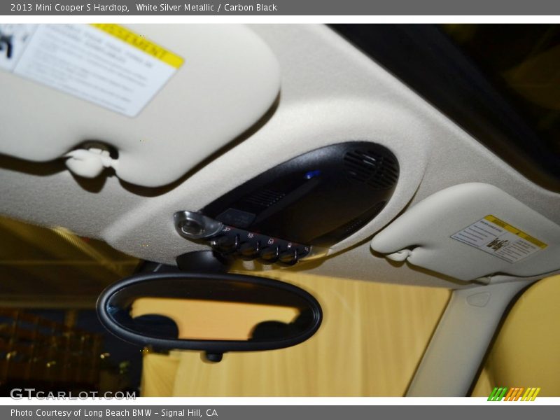 White Silver Metallic / Carbon Black 2013 Mini Cooper S Hardtop