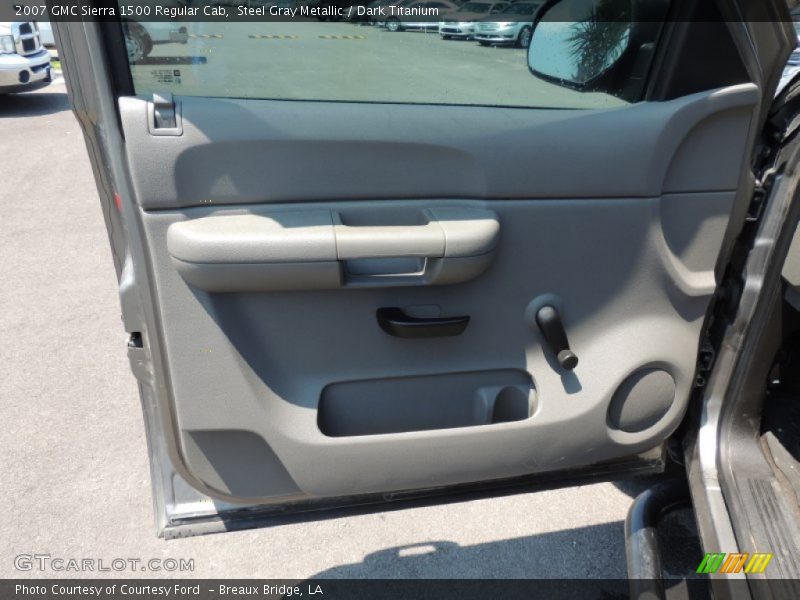 Steel Gray Metallic / Dark Titanium 2007 GMC Sierra 1500 Regular Cab
