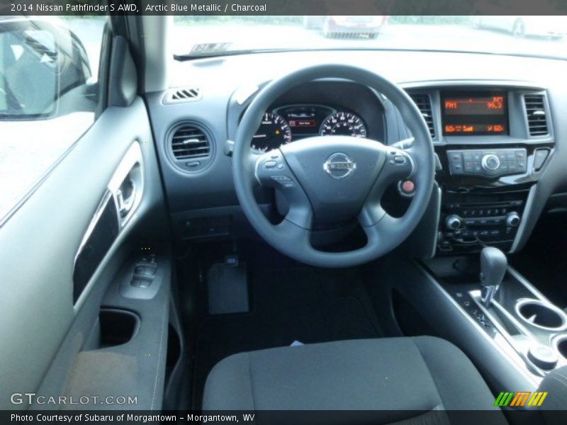 Arctic Blue Metallic / Charcoal 2014 Nissan Pathfinder S AWD