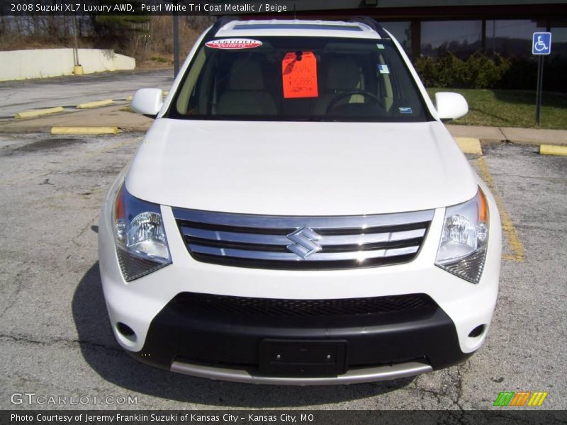 Pearl White Tri Coat Metallic / Beige 2008 Suzuki XL7 Luxury AWD