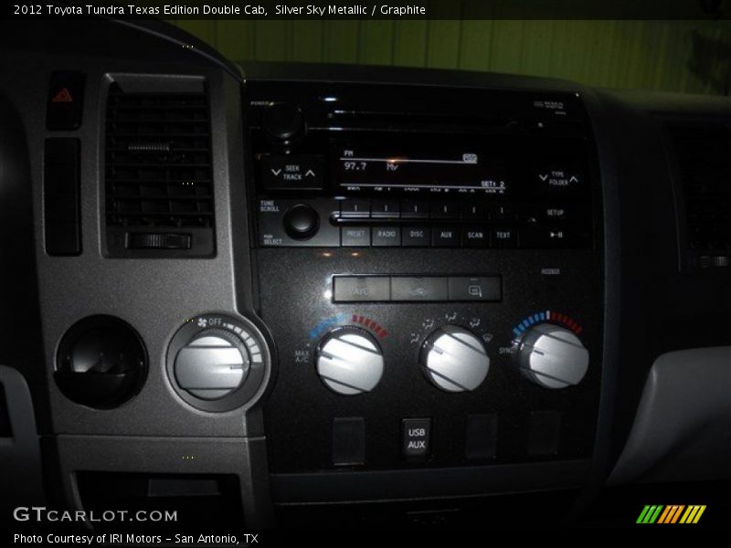 Silver Sky Metallic / Graphite 2012 Toyota Tundra Texas Edition Double Cab