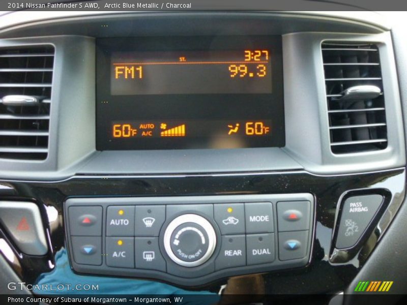 Arctic Blue Metallic / Charcoal 2014 Nissan Pathfinder S AWD