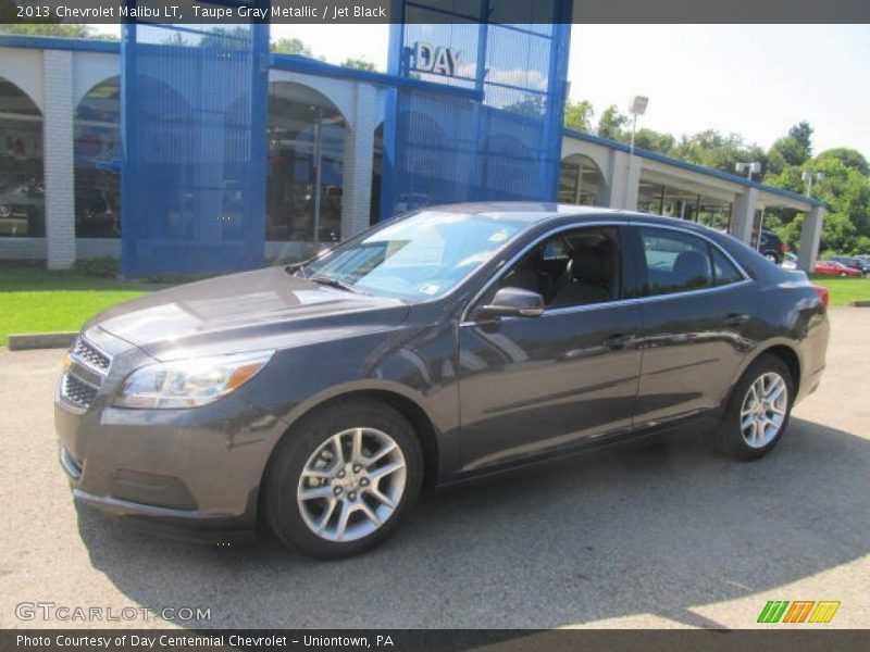 Taupe Gray Metallic / Jet Black 2013 Chevrolet Malibu LT