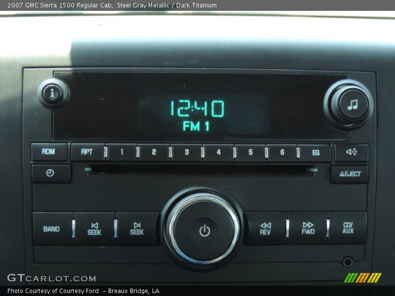 Steel Gray Metallic / Dark Titanium 2007 GMC Sierra 1500 Regular Cab