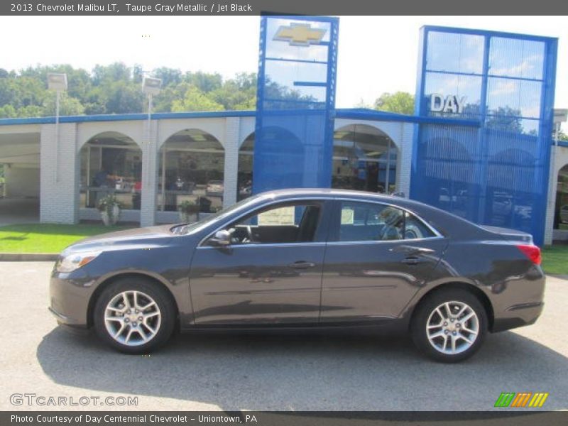 Taupe Gray Metallic / Jet Black 2013 Chevrolet Malibu LT