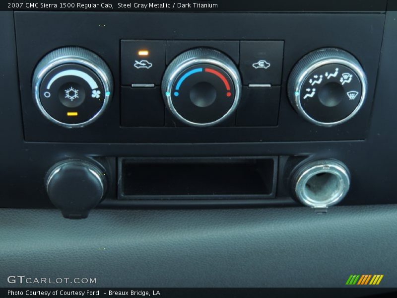 Steel Gray Metallic / Dark Titanium 2007 GMC Sierra 1500 Regular Cab