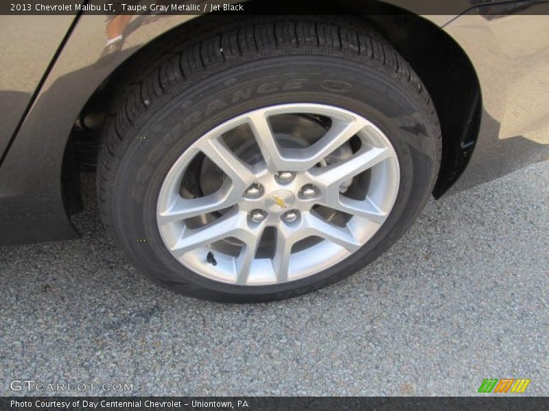 Taupe Gray Metallic / Jet Black 2013 Chevrolet Malibu LT