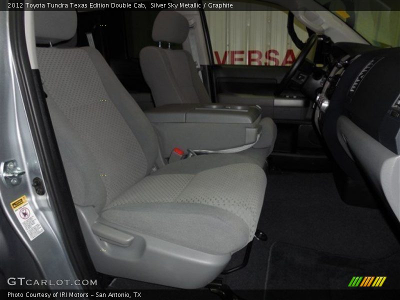 Silver Sky Metallic / Graphite 2012 Toyota Tundra Texas Edition Double Cab