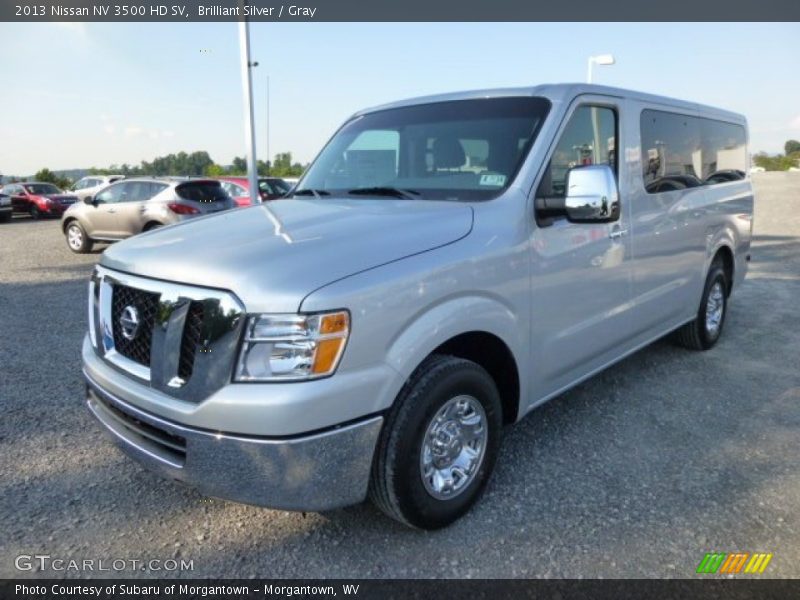 Front 3/4 View of 2013 NV 3500 HD SV