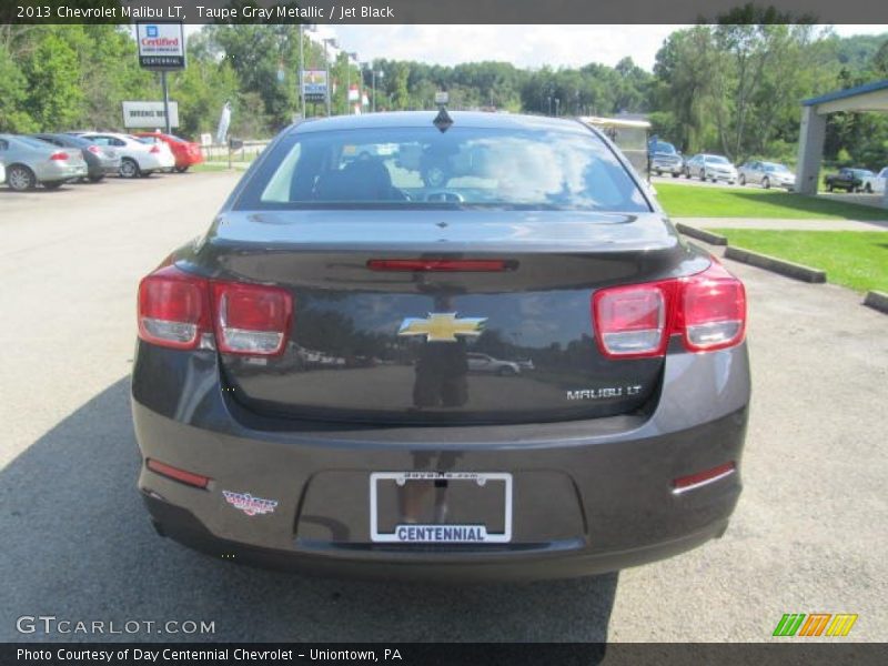 Taupe Gray Metallic / Jet Black 2013 Chevrolet Malibu LT