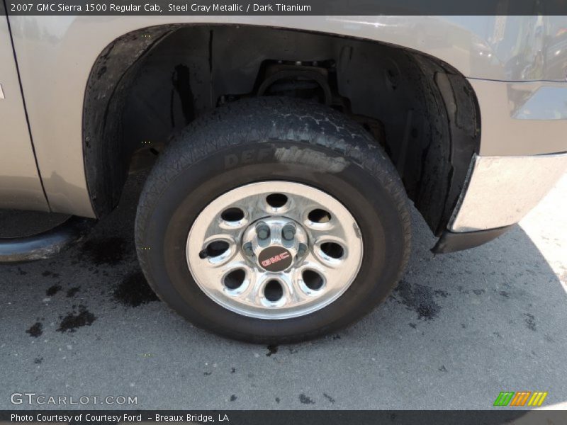 Steel Gray Metallic / Dark Titanium 2007 GMC Sierra 1500 Regular Cab