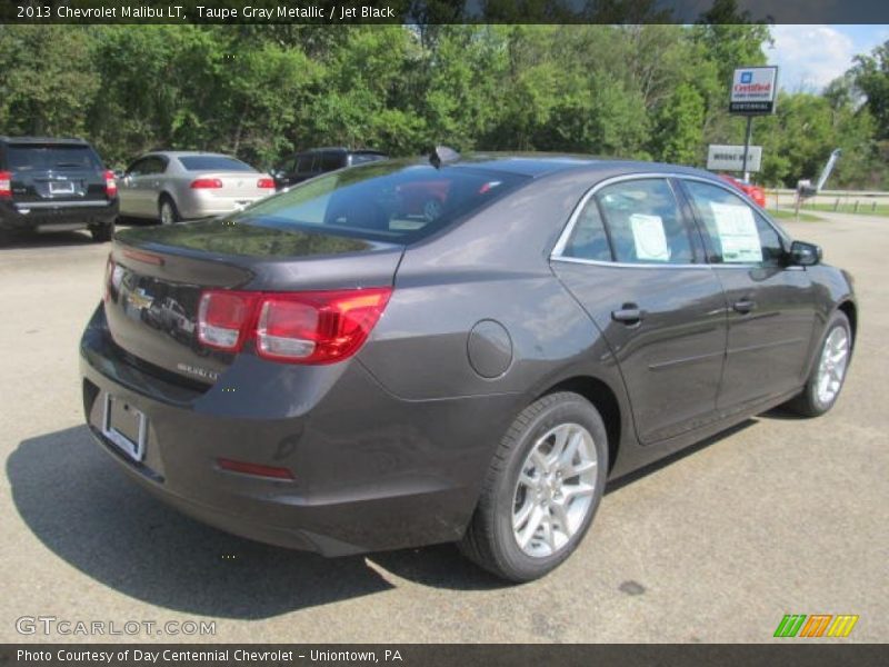 Taupe Gray Metallic / Jet Black 2013 Chevrolet Malibu LT