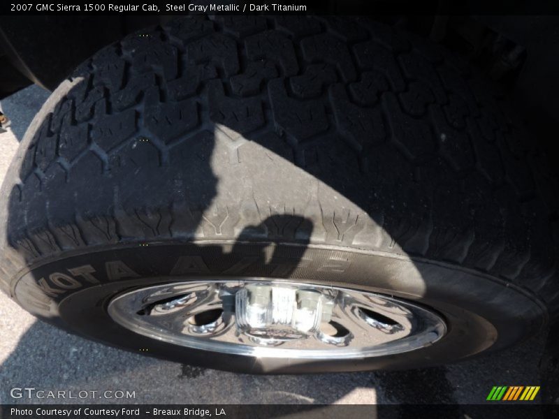 Steel Gray Metallic / Dark Titanium 2007 GMC Sierra 1500 Regular Cab