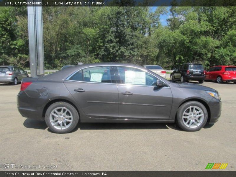 Taupe Gray Metallic / Jet Black 2013 Chevrolet Malibu LT