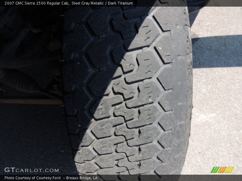 Steel Gray Metallic / Dark Titanium 2007 GMC Sierra 1500 Regular Cab