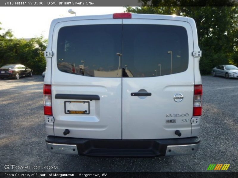 Brilliant Silver / Gray 2013 Nissan NV 3500 HD SV