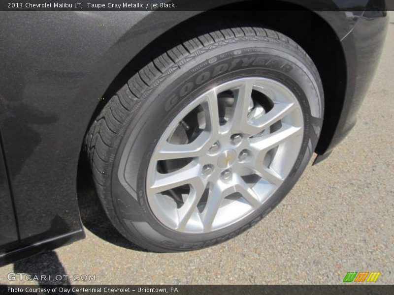 Taupe Gray Metallic / Jet Black 2013 Chevrolet Malibu LT