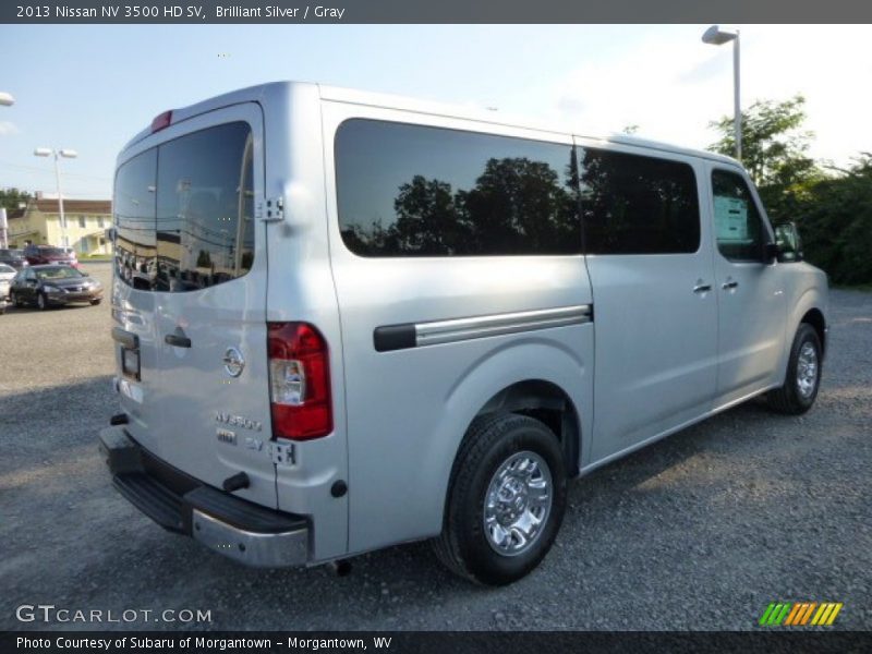 Brilliant Silver / Gray 2013 Nissan NV 3500 HD SV