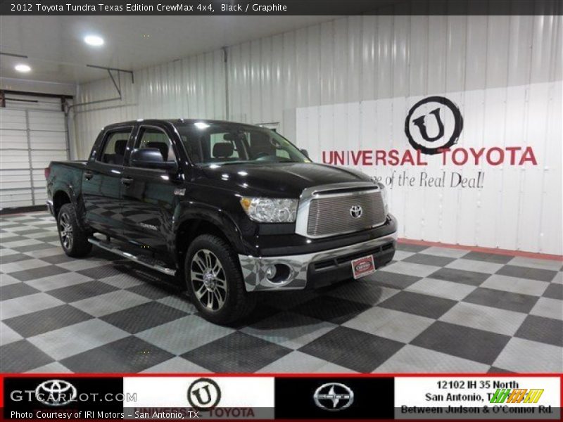 Black / Graphite 2012 Toyota Tundra Texas Edition CrewMax 4x4