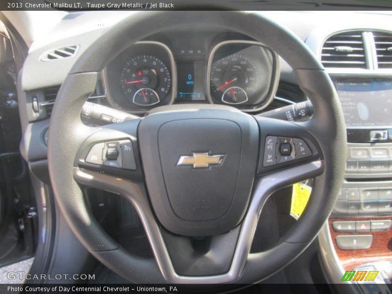 Taupe Gray Metallic / Jet Black 2013 Chevrolet Malibu LT