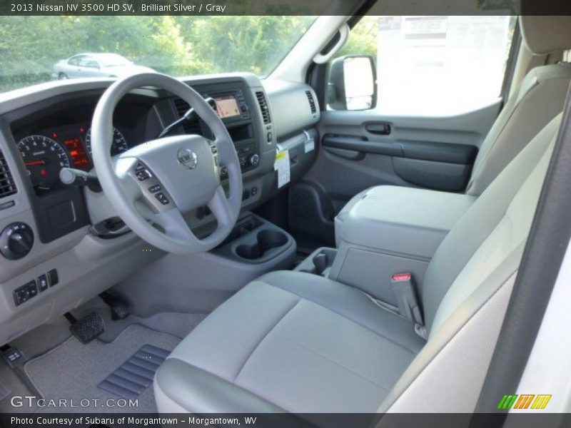 Gray Interior - 2013 NV 3500 HD SV 