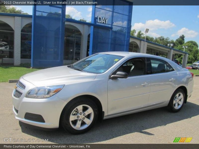 Silver Ice Metallic / Jet Black/Titanium 2013 Chevrolet Malibu LS